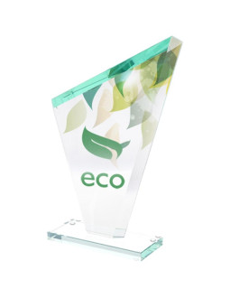 Trofeum szklane z nadrukiem kolorowym luxorjet 2