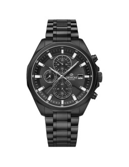 Zegarek męski giewont chronograph sapphire czarny gw7290-b1
