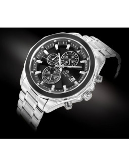 Zegarek męski giewont chronograph sapphire srebrny gw7290-b2 2