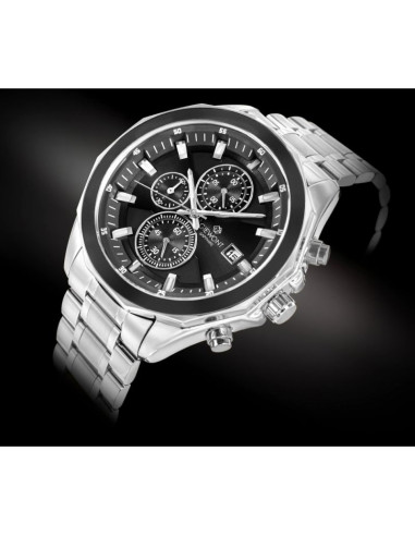 Zegarek męski giewont chronograph sapphire srebrny gw7290-b2