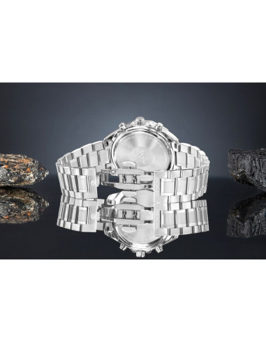 Zegarek męski giewont chronograph sapphire srebrny gw7290-b2