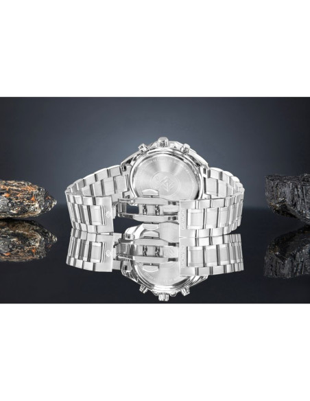 Zegarek męski giewont chronograph sapphire srebrny gw7290-b2