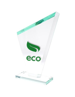 Trofeum szklane grawerowane + wypełnienie farbą 2