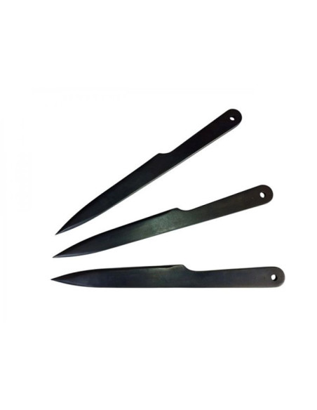 Noże do rzucania kal22 rzutki 3szt czarny kal22-cz