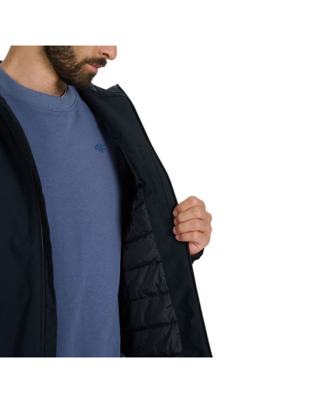 Kurtka narciarska męska 4f m0787 głęboka czerń 4fwaw25ttjam0787 20s