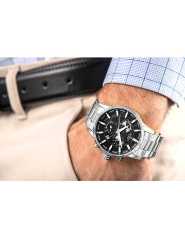 Zegarek męski giewont chronograph sapphire srebrny gw4580-b2