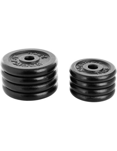 Hantla żeliwna 19 kg ( 2x9.5 kg ) walizka enero fit