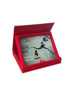 Dyplom szklany w etui