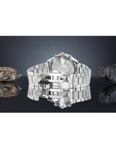 Zegarek męski giewont chronograph sapphire srebrny gw9460-b2