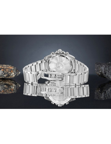 Zegarek męski giewont chronograph sapphire srebrny gw3970-b2