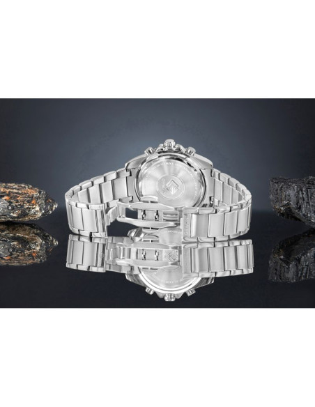 Zegarek męski giewont chronograph sapphire srebrny gw3970-b2