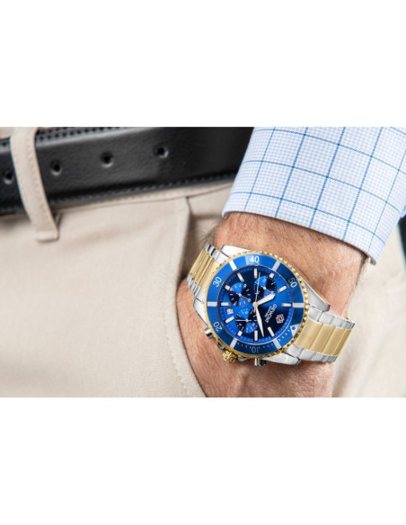 Zegarek męski giewont chronograph sapphire multikolor gw3970-b5