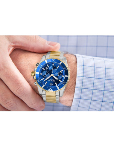 Zegarek męski giewont chronograph sapphire multikolor gw3970-b5