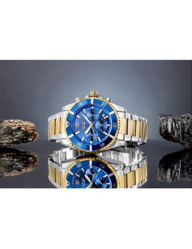 Zegarek męski giewont chronograph sapphire multikolor gw3970-b5