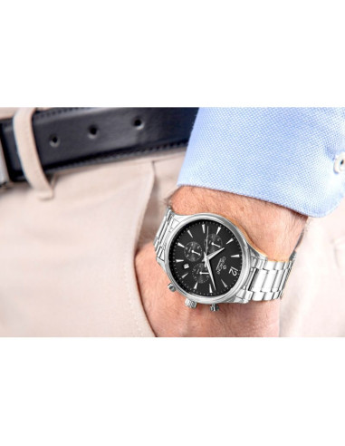 Zegarek męski giewont chronograph sapphire srebrny gw6310-b2