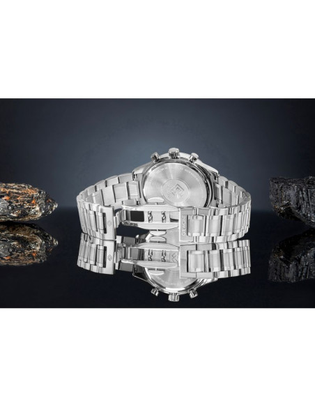 Zegarek męski giewont chronograph sapphire srebrny gw6310-b2