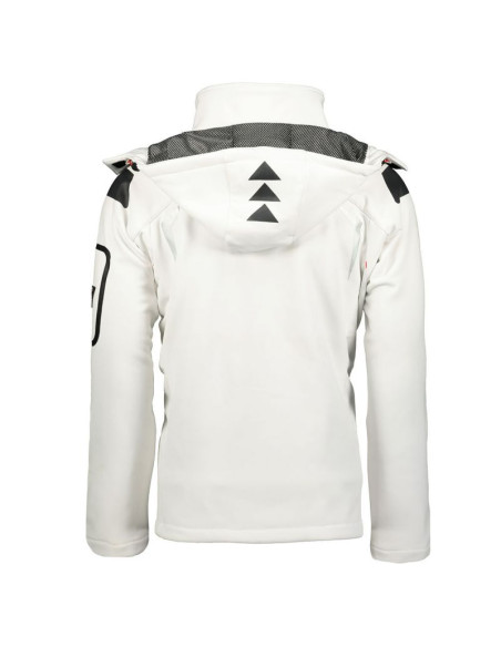 Kurtka sportowa męska geographical norway techno men 056 bs3 szybkoschnąca z kapturem biała (wu1060h/gn)