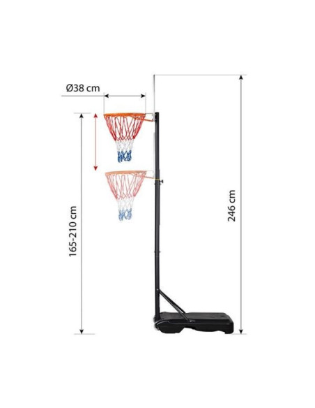 Kosz do koszykówki nils zdk018
