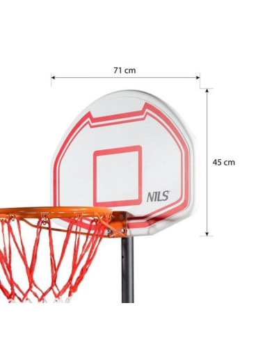 Kosz do koszykówki nils zdk018