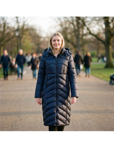Kurtka damska geographical norway blanche long navy db lady 0116 navy (wz5476f/gn-marine)