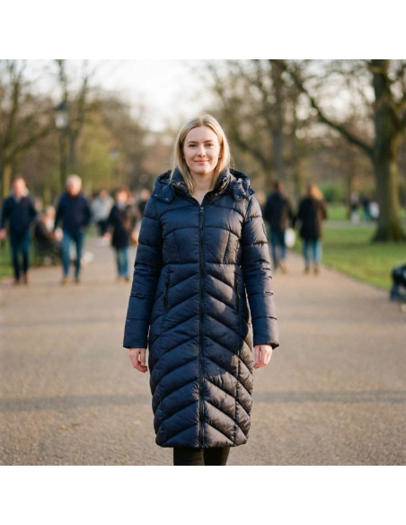 Kurtka damska geographical norway blanche long navy db lady 0116 navy (wz5476f/gn-marine)