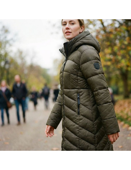 Kurtka damska geographical norway blanche long kaki db lady 0116 kaki (wz5491f/gn-kaki)