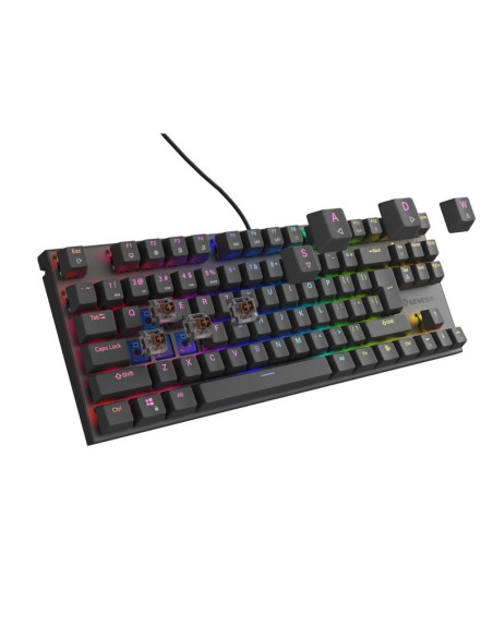 Genesis thor 303 tkl klawiatura gaming usb qwerty us english czarny