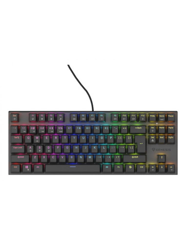 Genesis thor 303 tkl klawiatura gaming usb qwerty us english czarny