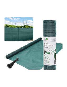 Siatka cieniująca 140g/m2 1.5x50m ciemno zielona