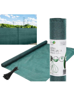 Siatka cieniująca 140g/m2 1.5x50m ciemno zielona 2