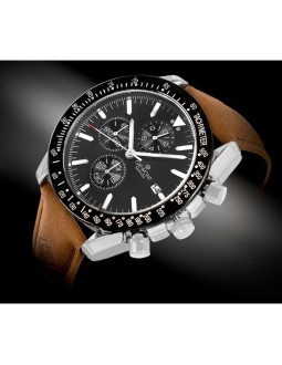 Zegarek męski giewont chronograph sapphire brązowo czarny gw8720-a1 2