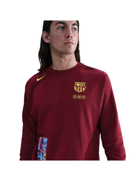 Bluza nike fc barcelona club crew fz1259-677