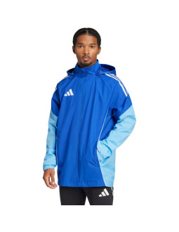Kurtka męska adidas tiro 25 competition all-weather niebieska ji8930