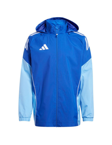 Kurtka męska adidas tiro 25 competition all-weather niebieska ji8930