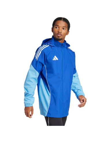 Kurtka męska adidas tiro 25 competition all-weather niebieska ji8930