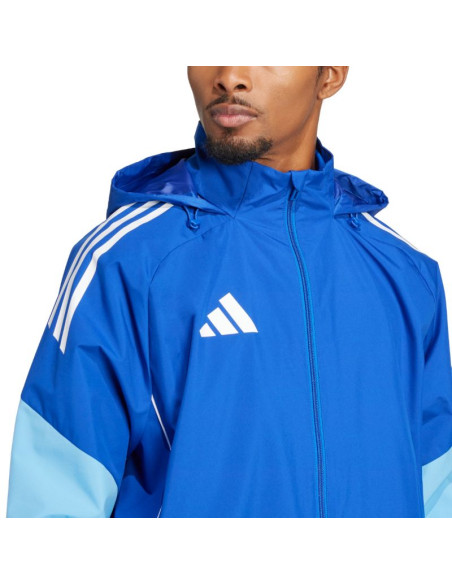 Kurtka męska adidas tiro 25 competition all-weather niebieska ji8930