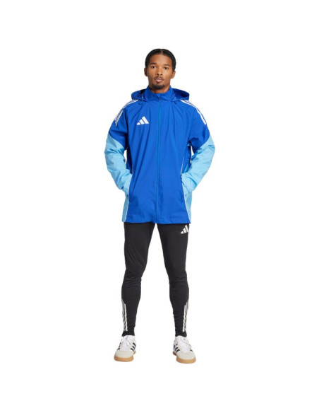 Kurtka męska adidas tiro 25 competition all-weather niebieska ji8930