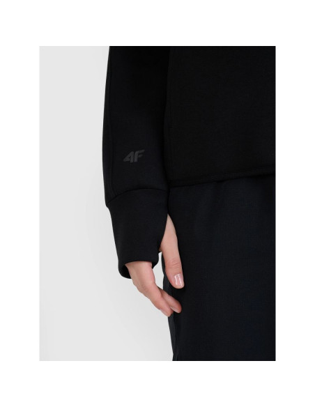 Bluza dresowa rozpinana z kapturem damska 4f 4fwss25tswsf1561-20s