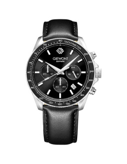 Zegarek męski giewont chronograph sapphire czarny gw3520-a4
