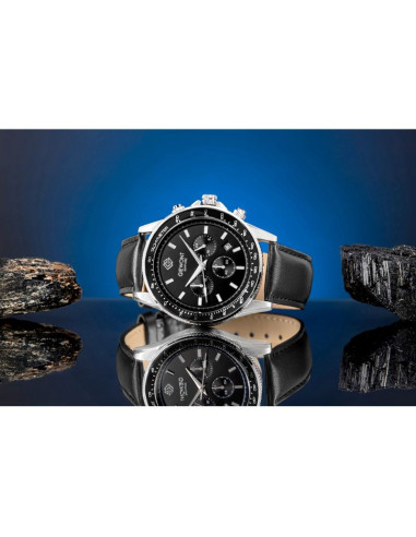 Zegarek męski giewont chronograph sapphire czarny gw3520-a4