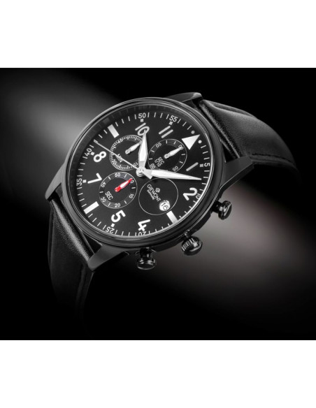 Zegarek męski giewont chronograph sapphire czarny gw5630-a1