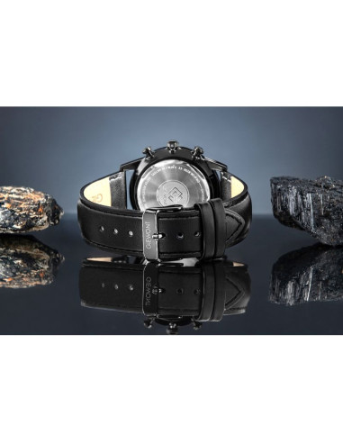 Zegarek męski giewont chronograph sapphire czarny gw5630-a1