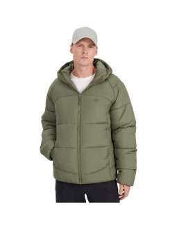 Kurtka puchowa męska 4f m0708 khaki 4fraw25tdjam0708 43s