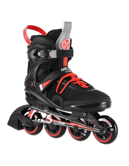 Łyżworolki - nils extreme na14124, czarne, rozmiar 41