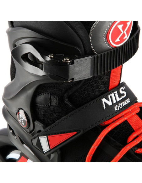 Łyżworolki - nils extreme na14124, czarne, rozmiar 41