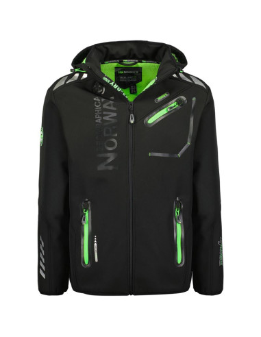 Kurtka softshell męska geographical norway royaute black / green db men 068 black / green (wy8026h/gn-noir / vert)
