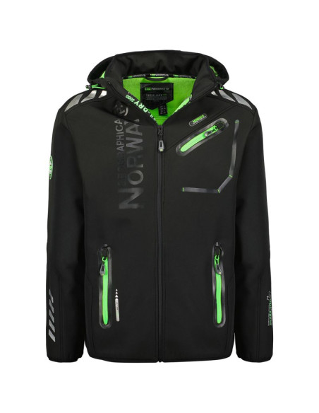 Kurtka softshell męska geographical norway royaute black / green db men 068 black / green (wy8026h/gn-noir / vert)