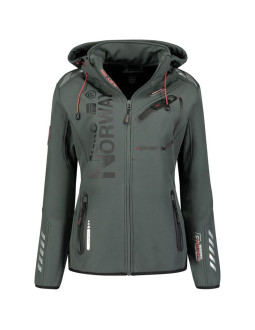 Kurtka softshell geographical norway (wu8088f/gn d.grey/black)