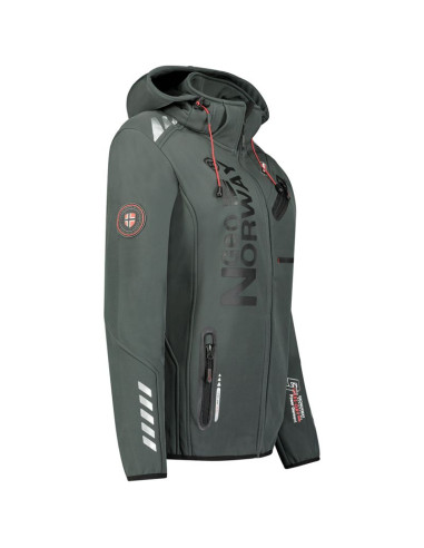 Kurtka softshell geographical norway (wu8088f/gn d.grey/black)