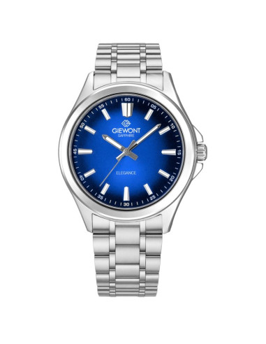 Zegarek męski giewont elegance sapphire srebrno niebieski gw5160-b3